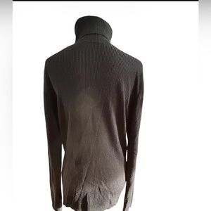 Black Ribbed Long Sleeve Sweater